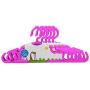 shlutesoy 5Pcs Kids Clothes Hangers Baby Trouser Coat Bar Drying Rack Plastic Hangers - Green