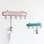 super1798 Rustic Wooden Metal I Love My Home Wall Hook Wall Decorative Ornaments Cloth Hat Rack Hanger Coffee 4 Hooks