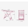 Drying Rack Foldable Clothes Hanger Dryer Aluminum Alloy Standing Hanger Gament Drying Rack Clothes Storage Organizer Coat Rack