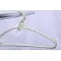 White Faux Pearl Bow Clothes Hangers Hook Rack for Adults 39cm White Faux Pearl Bow Clothes Hangers Hook Rack for Adults 39cm
