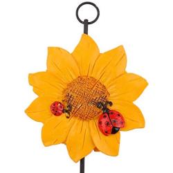 MonkeyJack EU Fashion Daisy Flower Wall Hook Hanger Clothes/Coat/Towel Storage Holder for Kitchen/Bath - Yellow, 14x8cm