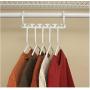 10pc Space Saving Hanger 5 Hole Plastic Cloth Practical Hanger Hook Magic Clothes Hanger with Hook Closet Organizer Coat Hanger