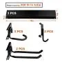 Bike Storage Rack for Garage Holds 3 Bicycles Home Adjustable Wall Mount Hanger Indoor Bike Storage Rack for Garage Holds 3 Bicycles Home Adjustable Wall Mount Hanger Indoor