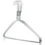 HANGERWORLD 10 Silver 16inch Wire Metal 13 Gauge Clothes Garment Coat Pants Bar Hangers HANGERWORLD 10 Silver 16inch Wire Metal 13 Gauge Clothes Garment Coat Pants Bar Hangers