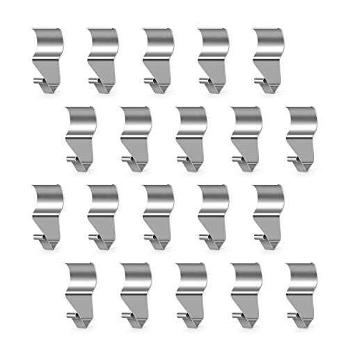 Vinyl Siding Hooks, Vinyl Siding Hangers, 20 Pack Stainless Steel Heavy Duty Vinyl Siding Hooks Vinyl Siding Clips Low Profile Siding Hooks for Hanging Outdoor Decorations Home Decor Vinyl Siding Hooks, Vinyl Siding Hangers, 20 Pack Stainless Steel Heavy Duty Vinyl Siding Hooks Vinyl Siding Clips Low Profile Siding Hooks for Hanging Outdoor Decorations Home Decor