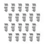 Vinyl Siding Hooks, Vinyl Siding Hangers, 20 Pack Stainless Steel Heavy Duty Vinyl Siding Hooks Vinyl Siding Clips Low Profile Siding Hooks for Hanging Outdoor Decorations Home Decor