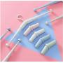 10pcs Random Color Non-Slip Telescopic Hanger Clothes Rack Hangers for Trousers Wedding Hanger