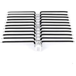 LUANT Pull Out Closet Pants Hanger Bar Clothes Organizers with 22 Arms for Space Saving and Storage, 24-2/5" x 18"