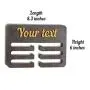Сustom hanger for medals with text or name made by hand from wood for sports awards