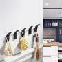 5 PCS Aluminum Alloy Single Clothes Hook Coat Hook Punch Hanger Wall Mounted for Kitchen Bathroom Bedroom Living Room Wall Door Cabinet 5 PCS Aluminum Alloy Single Clothes Hook Coat Hook Punch Hanger Wall Mounted for Kitchen Bathroom Bedroom Living Room Wall Door Cabinet