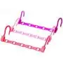 5-Hole Space Saving Plastic Clothes Hanger 10pcs Hanging Organizer Windproof Multi-Port Hook Random Color 5-Hole Space Saving Plastic Clothes Hanger 10pcs Hanging Organizer Windproof Multi-Port Hook Random Color