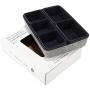 Welaxy Office Supplies Drawer Organizers Shallow Trays Storage Bins Drawers dividers Storage bin, Pack -8 (Navy)