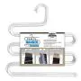 Wonder Hanger Pants Hanger Pack of 3 in White; with no-Slip Velvet Coating Wonder Hanger Pants Hanger Pack of 3 in White; with no-Slip Velvet Coating