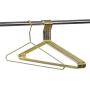 Quality Gold Modern Heavy Duty Metal Hangers ? Clothing Thin Compact Hanger ? Coated Metal Hangers for Wardrobe ? Shirt Pants Slim Hanger - 10 Pack