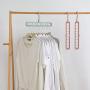 NAYI Clothes Hanger Clothes 9 Hole Towel Hook Closet Organizer Plastic Storage Rack