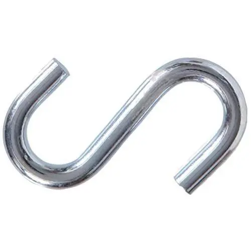 Hillman Hardware Essentials 851874 Zinc S-Hooks 0.263'' x 2'' Hillman Hardware Essentials 851874 Zinc S-Hooks 0.263'' x 2''