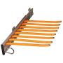 LUANT Closet Pants Hanger Bar Clothes Organizers for Space Saving and Storage,18" x 12-1/2