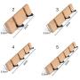 jiulonerst -Coat Rack,Nailless Folding Coat Hook Hat Clothes Rack Hanger,Bamboo Color 4 Hooks