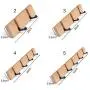 jiulonerst -Coat Rack,Nailless Folding Coat Hook Hat Clothes Rack Hanger,Bamboo Color 4 Hooks