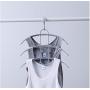 10pcs Random Color Creative Anti-Slip Multiple Layer Clothes Hangers Trousers Pants Hanger Closet Rack 3 Layers