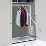 GOTOTOP Wardrobe Hanger, Aluminum Closet Storage Organizer Clothes Hanger Adjustable Pull-Down Closet Rod Wardrobe Lift Organizer (600-830mm) GOTOTOP Wardrobe Hanger, Aluminum Closet Storage Organizer Clothes Hanger Adjustable Pull-Down Closet Rod Wardrobe Lift Organizer (600-830mm)