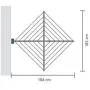 Brabantia Wallfix Wall-Mounted Rotary Dryer -78 ft, 375842