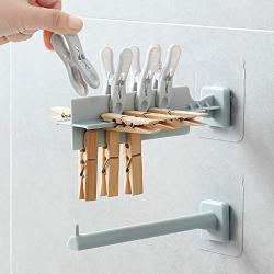 Grey990 Household Plastic Clothes Hanger Organizer Rack Storage Holder with Suction Cup A/B Size Pink A