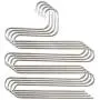 KYCPTNFJ 4 Pack Multi Pants Hangers Rack for Closet Organization,Stainless Steel S-Shape 5 Layer Clothes Hangers for Space Saving Stora KYCPTNFJ 4 Pack Multi Pants Hangers Rack for Closet Organization,Stainless Steel S-Shape 5 Layer Clothes Hangers for Space Saving Stora