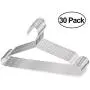 puersit Wire Hangers for Clothes, Stainless Steel Strong Metal Wire Hangers, Coat Hangers, Clothes Hangers, Standard Hangers for Home and Kitchen, 30 Packs