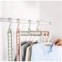 10pcs Random Color Multi-Port Support Circle Clothes Hanger Clothes Drying Rack Multifunction Plastic Scarf Clothes Hangers Hangers Storage Racks