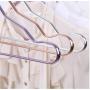 10pc Clothes Hanger Drying Rack Aluminum Alloy Anti-Skid Hanger for Clothes Wardrobe Storage Hanger Random Color