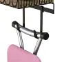 SRIWATANA Ironing Board Hanger Wall Mount, Iron & Ironing Board Holder with Wooden Base SRIWATANA Ironing Board Hanger Wall Mount, Iron & Ironing Board Holder with Wooden Base