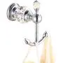OWOFAN Robe Hooks Towel Hook For Bathroom Kitchen Coat Clothes Hanger wall Mounted Chrome Silver HK-25L OWOFAN Robe Hooks Towel Hook For Bathroom Kitchen Coat Clothes Hanger wall Mounted Chrome Silver HK-25L