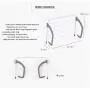 Clothes Hanger Window Balcony Window Sill Drying Rack Folding Hanging Clothes Rack Balcony Drying Shoe Clothes Rack 2pcs Clothes Hanger Window Balcony Window Sill Drying Rack Folding Hanging Clothes Rack Balcony Drying Shoe Clothes Rack 2pcs
