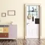 Coat Rack, MILIJIA Over The Door Hanger with Mesh Basket, Detachable Storage Shelf for Towels, Hats, Handbags, Coats (Tiffany Blue)