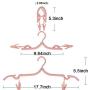 Travel Hangers with Clips Portable Folding Clothes Hangers with 1 pcs Clothesline 12 pcs with 24 pcs Hanger Clips for Scarves Suits Trousers Pants Shirts Socks Underwear Travel Home Foldable Clothes