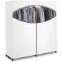 Whitmor Extra-Wide Clothes Closet, 60” with, White Cover