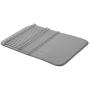 AmazonBasics Large Drying Rack - 18&quotx24" - Charcoal/Nickel, With 2 Mats