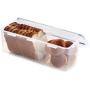 LOCK & LOCK Airtight Rectangular Food Storage Container with Divider, Bread Boxes 169.07-oz / 21.13-cup