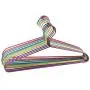 10pcs Random Color Fancy Golden Blue Aluminum Alloy Hanger for Clothes,Strong Metal Shirts Dress Hanger