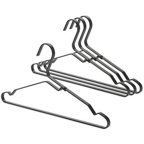 Brabantia Clothes Hangers, Aluminium, Black, Medium