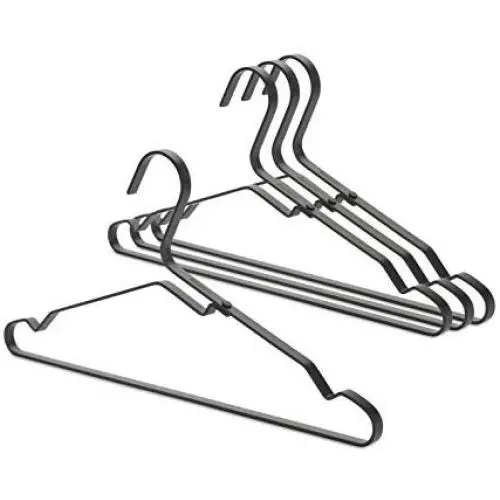Brabantia Clothes Hangers, Aluminium, Black, Medium Brabantia Clothes Hangers, Aluminium, Black, Medium