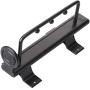 Hanger Extendable Wardrobe Rail Organizer Rack Clothes Hanger Load Capacity Abs Plastic Steel abs Plastic (Color : Black Size : 25cm)