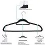 Besmon 100Pcs Velvet Hanger Non Slip Clothes Suit Flocked Hangers Swivel Hook Thin Space Saving Closet Besmon 100Pcs Velvet Hanger Non Slip Clothes Suit Flocked Hangers Swivel Hook Thin Space Saving Closet