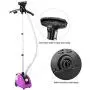 AYMARIO Garment Steamer with Stand, Powerful & Multi-Functional Clothes Ironing Machine for Home and Clothes Store - Includes Garment Hanger and Fabric Brush 110V US(Purple)