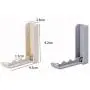 YJYdada Folding Door Back Space Saving Clothes Hanger Hook Rack for Bathroom Bedroom (Gray) YJYdada Folding Door Back Space Saving Clothes Hanger Hook Rack for Bathroom Bedroom (Gray)