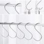 80 Pack Heavy Duty S Hooks Stainless Steel S Shaped Hooks S Shaped Hangers for Kitchen Bathroom Office Hanging Kitchenware Pot Pan Clothes Utensils