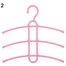 buyanputra 5Pcs Nonslip Clothes Hangers,Three Layer Ultra Thin Wardrobe Hook Racks for Space Saving