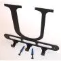 Capital Letter U Monogram Wall Hook Hanger. Satin Black. Solid Steel. Screws Included. Capital Letter U Monogram Wall Hook Hanger. Satin Black. Solid Steel. Screws Included.