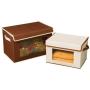 Seville Classics Fabric Storage Boxes Set, 2-Pack